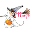 642 - Le sorcier, petite souris, Halloween, signature, gif animé