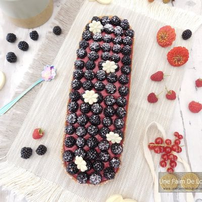 Tarte aux mûres & framboises