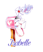 585 - Oiseau facteur - blinkie, gif animé, signature