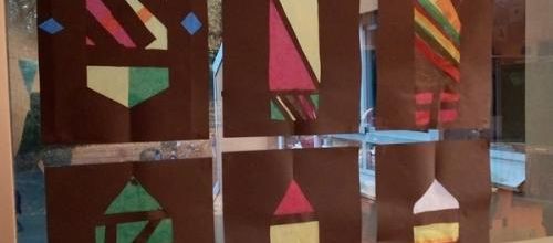 Papier de soie : les vitraux