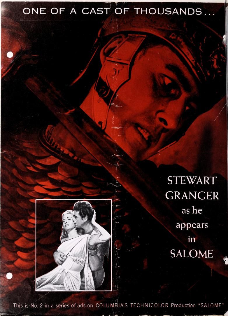 SALOME STEWART GRANGER BOX OFFICE USA 1953