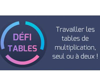 Défi tables (apprendre facilement ses tables de multiplication)