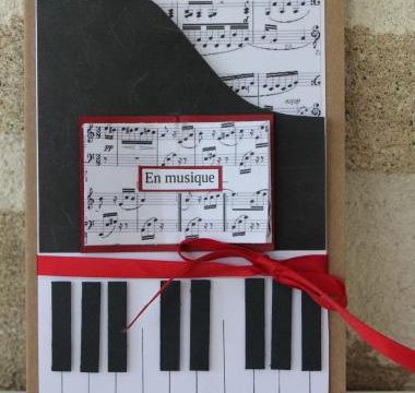 Scrap carte / En musique !