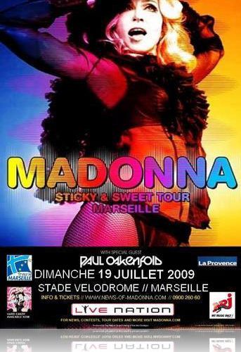 Madonna à Marseille : détails !