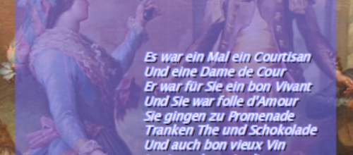 Es war einmal ein Courtisan - Frédéric Le Grand