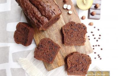 Banana bread choco' noisette