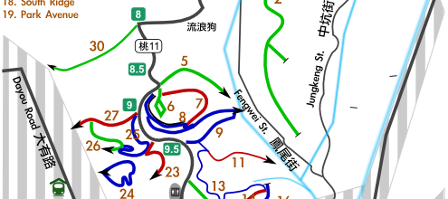  桃園虎頭山 Overview of Hutoushan