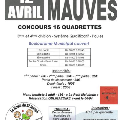 16 QUADRETTES 12 AVRIL 2025