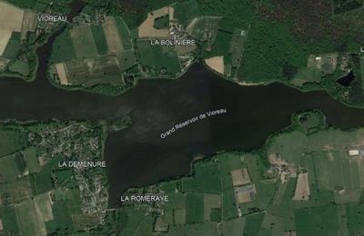 Le réservoir de Vioreau assec