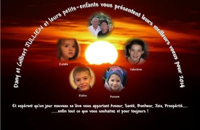 Ami(e)s randonneuses et randonneurs, nos meilleurs voeux pour 2014 