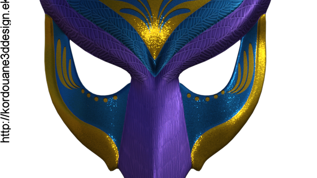 Tube de masque d'oiseau (render-image)