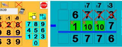 Soustractions : nouveau logiciel Idée pour aider à poser les opérations de soustractions avec retenues