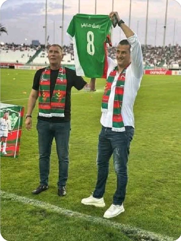 Jeudi 12.6.2025 Saifi Rafik honoré avant MCA-ES Mostaganem 5-2