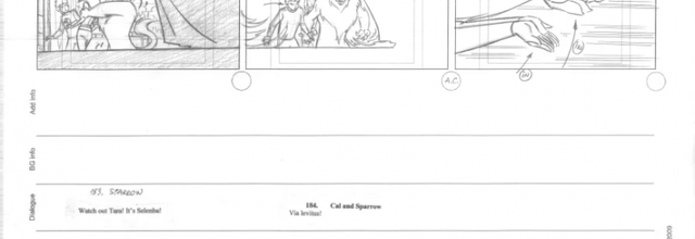 Storyboard de l'épisode "Mes Meilleurs Amis" de la série Tara Duncan