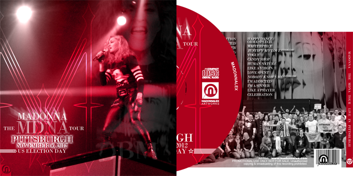 The MDNA Tour - 2012 11 06 - Pittsburgh Audio Recording