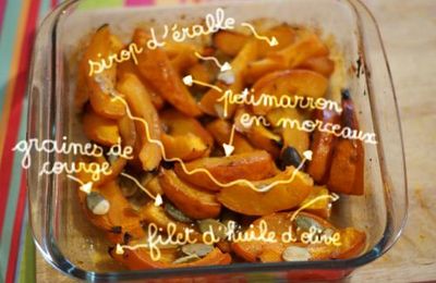 Idée de recette avec du potimarron : le gratin au sirop d'érable