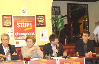 Catherine Trautmann à Châtillon sur Seine...