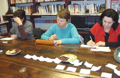 L'atelier d'écriture du Printemps des Poètes....