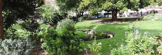 le parc de la place Gambetta à Bordeaux