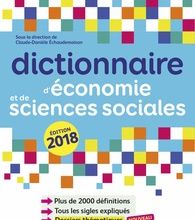 Télécharger des livres complets google books Dictionnaire d'économie et de sciences sociales  (French Edition)