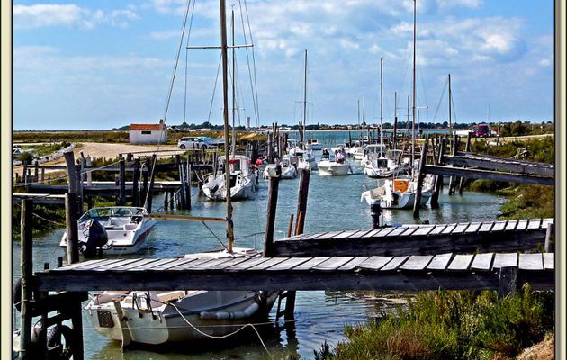 Le chenal et le port du Goisil - La Couarde-sur-Mer - Ile de Ré - 17