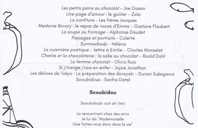 Des papillons dans les papilles, à la bibliothèque