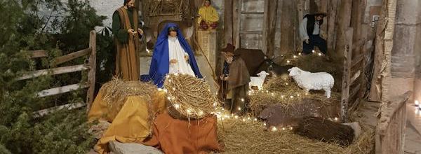 La crèche le 24 décembre au soir...