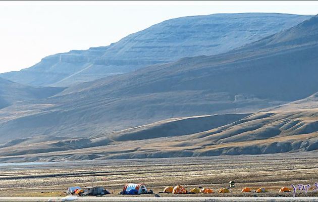 Campement international de scientifiques - Tremblay Sound - Terre de Baffin - Nunavut - Canada