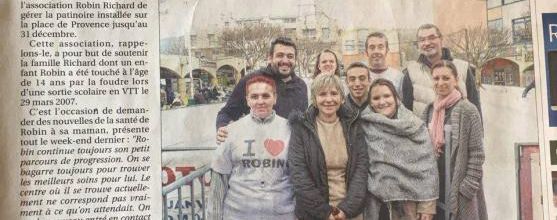 PATINOIRE EN FAVEUR DE ROBIN RICHARD