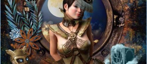  Blue Steampunk