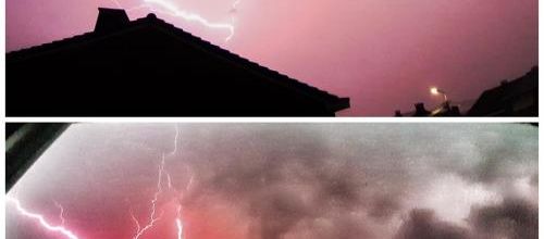 Nuit avec orages et pluie!
