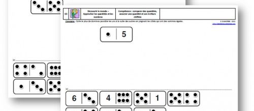 GS - Numération - Dominos - Exercices