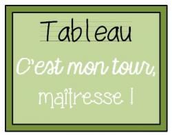 Passer au tableau