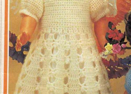 Léa.robe de mariée pour grande poupée