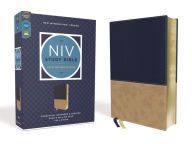 [PDF/Kindle] NIV Study Bible, Fully Revised Edition, Leathersoft, Navy/Tan, Red Letter, Comfort Print by Zondervan