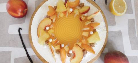 Cheesecake sans cuisson aux fruits d’été