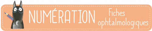 Numération : fiches ophtalmologiques