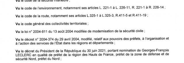 Arrêté pour limiter la pollution de l'air jusqu'au 10/02/2023
