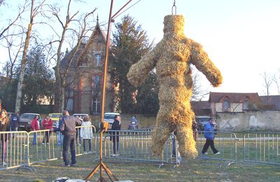 La pose des barrières de sécurité...