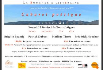 Le 2ème Cabaret poétique inaugure un nouveau festival de poésie