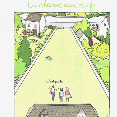 La chasse aux oeufs...