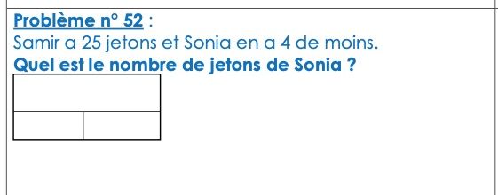 Différenciation niveau CP : Problèmes adaptés n°51 à 53