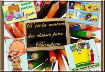 Bonne rentrée Bambino