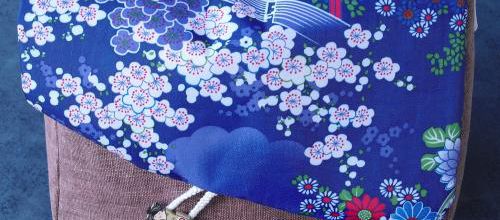 Petit sac tricot voyageur