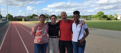 Visite de nos championnes...