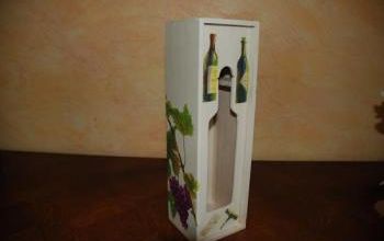 Boite " déco " pour bouteille