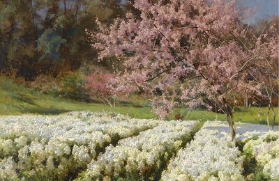 Le Tableau du Samedi : Josef Evstafievitch Krachkovsky, Fleurs de Printemps, 1905