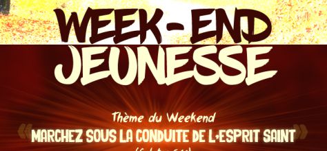 Week-end jeunesse (20-22 octobre)