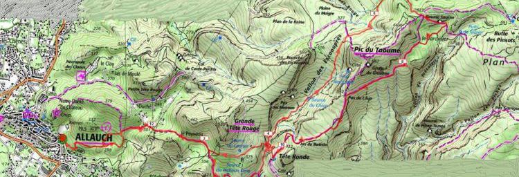 Massif de Garlaban, la Baume Sourne