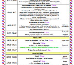 Ma première journée en CE2 !